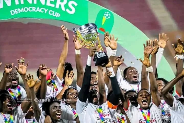 Asante Kotoko lift the maiden Democracy Cup trophy
